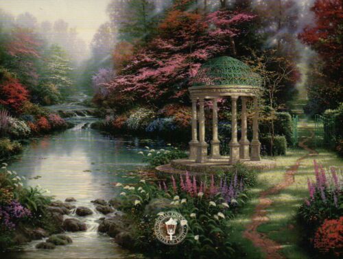 Menge 9 Thomas Kinkade Händler Postkarten, Maler des Lichts, Kunst --- Postkarten Lot - Bild 3 von 12