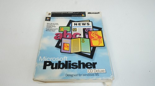 Microsoft Publisher CD Deluxe for Windows 95