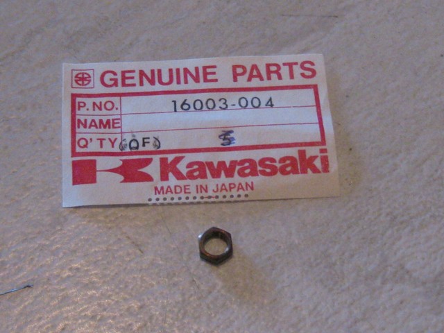 Oem Kawasaki 004 Cable Adjust Lock Nut Nos For Sale Online Ebay