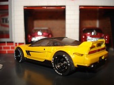 Acura NSX 1990 edición personalizada 1/64 HW ruedas negras personalizadas y neumáticos Goodyear añadidos
