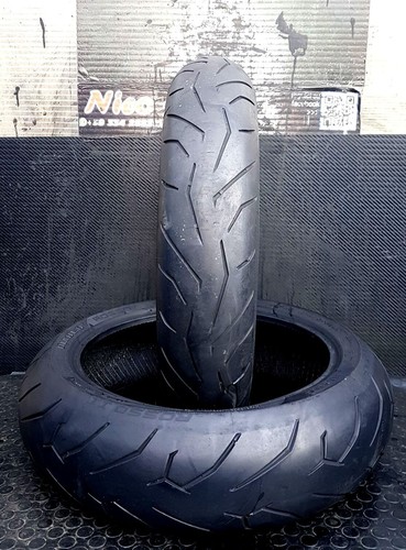 GOMMA USATA MOTO 120/70R17 ZR PIRELLI DIABLO ROSSO ESTIVE PNEUMATICI USATI