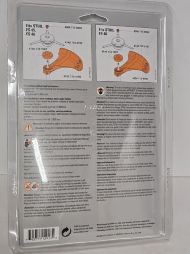 Stihl PolyCut 6-3 Messer Schneidkopf 40067102104 passend für FS 40, 45, 46 neu versiegelt - Bild 3 von 4