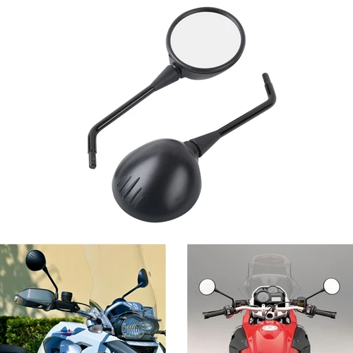 10mm Left Right Rear View Glass Mirrors Fit For BMW R1200 GS Adventure 2004-2013