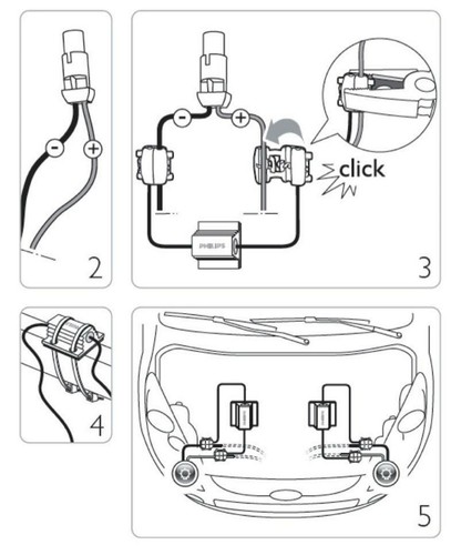 Philips LED Load Equalizer Resistor 194 Front Side Marker Hyper Flash Stop Fit C - Picture 10 of 12