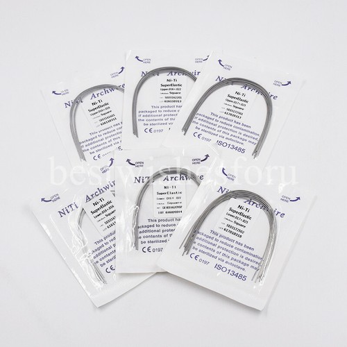Dental Ortho Niti Super Elastic Ovoid/Square/Natural Rectangular/Round Arch Wire - Picture 52 of 52