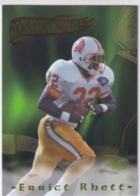 Eric Rhett Rookie Card ERRICT RHETT 1995 CE Rookie Roundtable Redemption Gold #24 Buccaneers ...