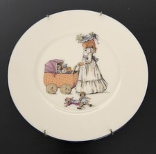 Lenox "SPECIAL" Collector Child  s Plate  Girl Pushing Carriage  8" EUC