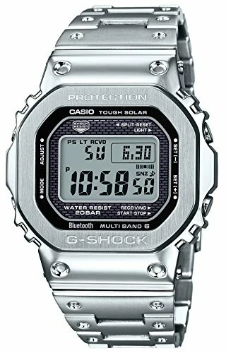 Casio GMW B5000D 1JF G Shock Bluetooth Watch Men s Silver JP model