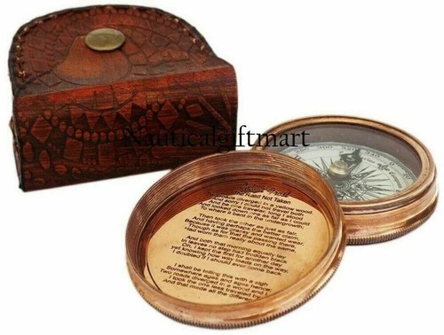 Antique Brass Large Compass Coffee Table, Side Table Working Compass With Tripod - 第 4/9 張圖片