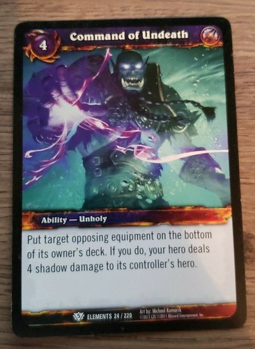 World of Warcraft WoW TCG War of the Elements Cards /220 - YOU PICK - Picture 29 of 137