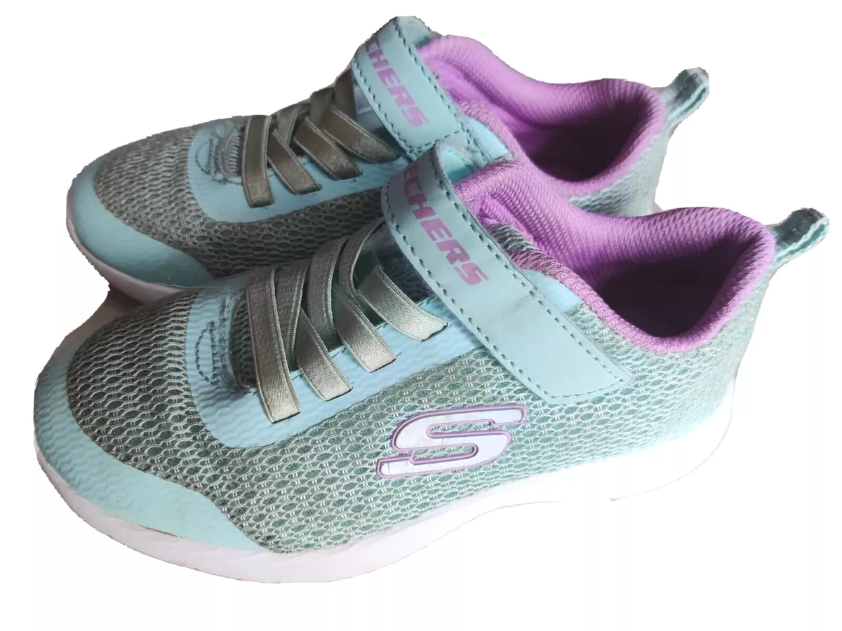 Skechers Girls Dyna-Lite Sneaker Running Sneakers Size 12 Little Girl | eBay