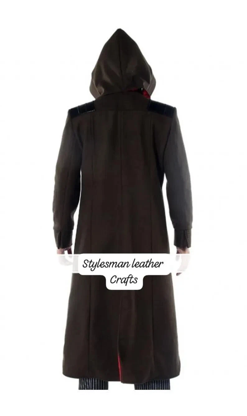 Doctor doom fantastic four cosplay halloween costume wool coat - product detail image 4
