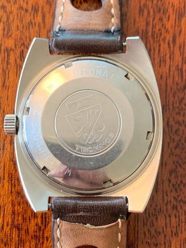 Beautiful 1970s Swiss Vintage Technos Star Chief Auto, 25 Jewels - Picture 5 of 12
