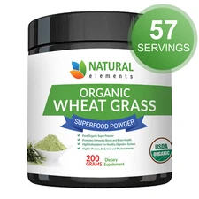 Wheatgrass Powder - USDA Certified Organic Wheat Grass Powder