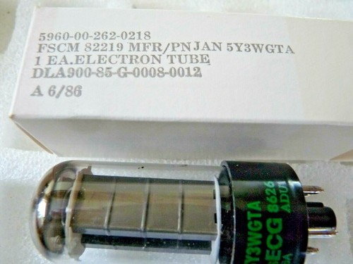 Philips ECG Jan 5Y3WGTA 5y3gt 5y3gta 5y3 New Old Stock Valve Tube 1pc - Picture 2 of 4