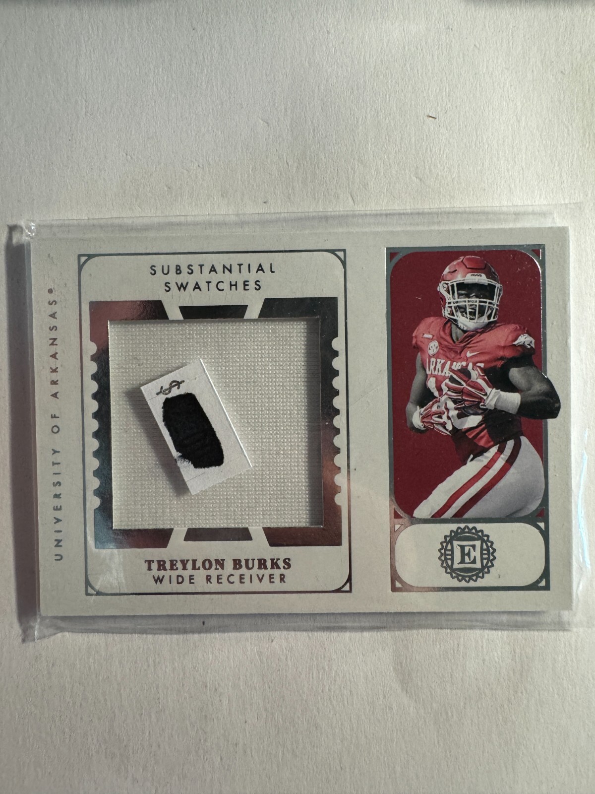 Treylon Burks Panini Chronicles Draft Picks Encased Substantial Swatches #ENTBU Base