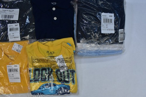 The Children's Place Bulk Lot Of 18 Boys Size Small 5/6 Mixed Season Tops Shirts - Picture 5 of 7