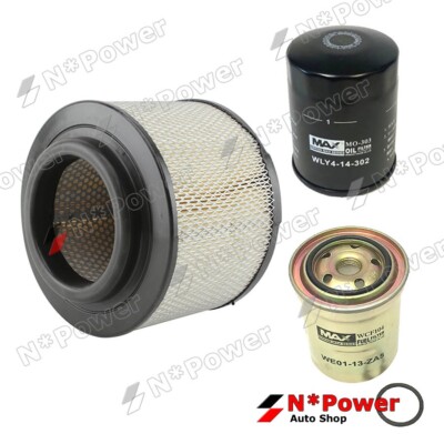 WESFIL 4WD AIR OIL FUEL FILTER KIT FOR Ford Ranger PJ PK WE-AT 3.0L ...