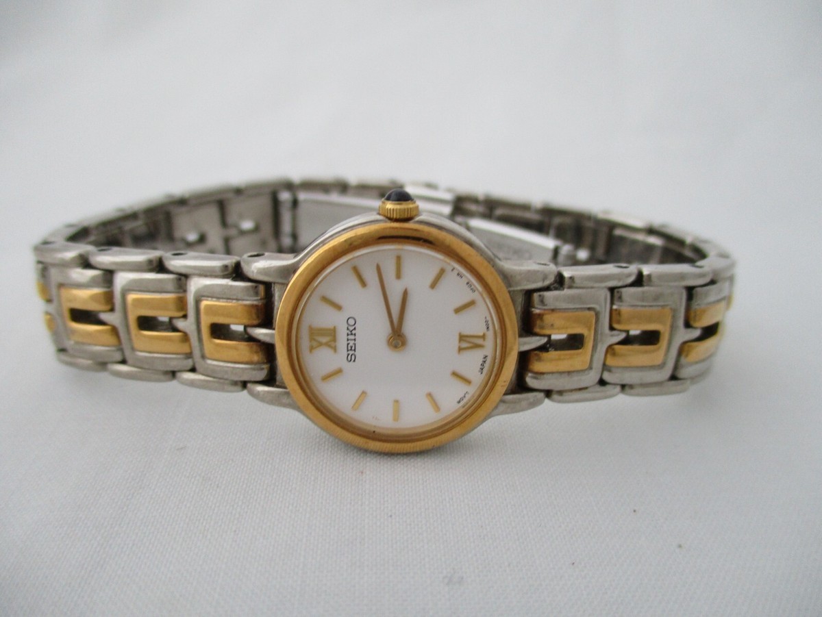 Seiko Women's Analog Watch Two Toned Link Band | eBay