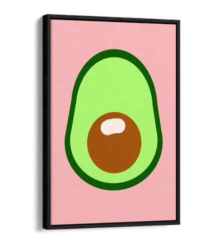 COCINA MINIMALISTA DE MODA AGUACATE - EFECTO FLOTANTE LONA IMPRESIÓN ARTÍSTICA PARED - Imagen 9 de 12