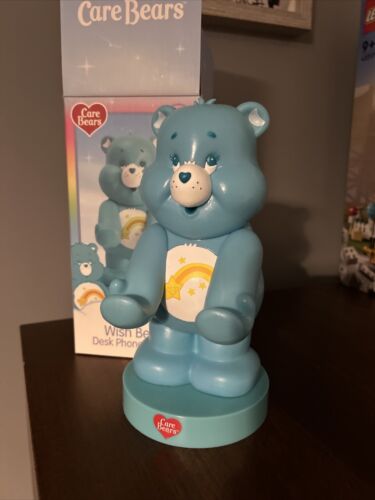 Brand New In Box. Care Bears Desk Phone Holder. Wish Care Bear. - Picture 1 of 8