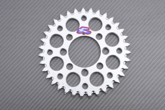 Couronne Renthal 35 dents pas 420 pour moto cross Kawasaki KLX110 2004-2014