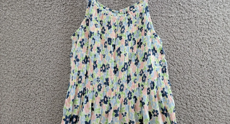 Vestido Roxy Look At Me Now Estampado Floral Niñas Grandes L (12) Pullover Multi Calado Foto 3 de 4