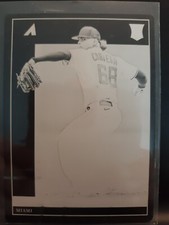 2022 Panini Chronicles Pinnacle #6 Edward Cabrera Printing Plate 1 of 1