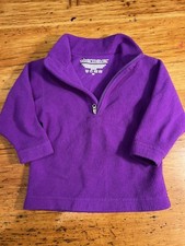 Obermeyer fleece sweater purple girls xs