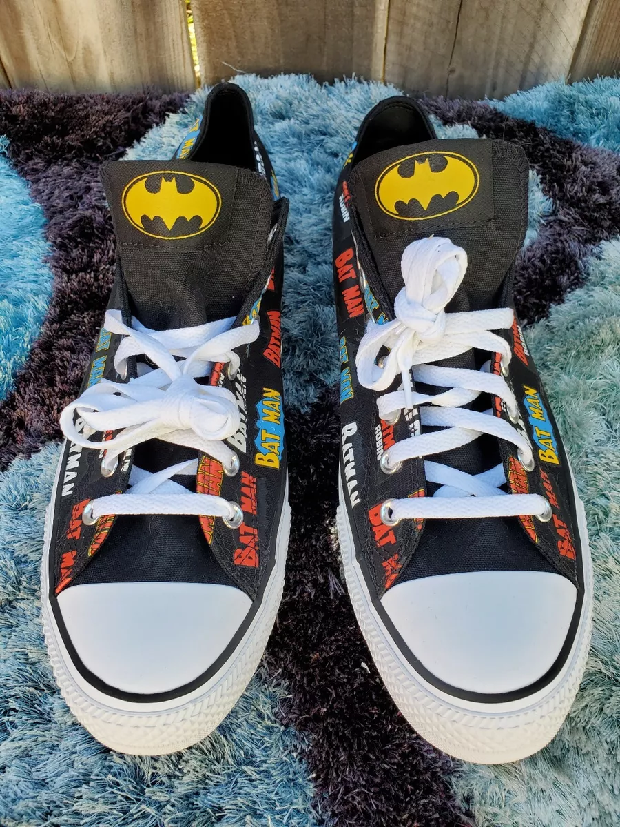 Converse DC Comics Batman Logos Chuck Taylor All Star Ox 167303F 13 Men