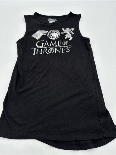 Game Of Thrones Tank Top Women Small Black Graphic Print HBO…#10806 - Afbeelding 1 van 7