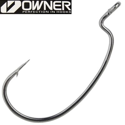 Owner Rig`n Hook - Offsethaken für Gummifische, Wide Gap Haken, Raubfischhaken