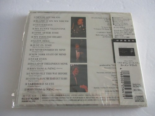 Carmen McRae New York State Of Mind CD Japan Import VICJ-122 1992 NEW - Picture 2 of 2
