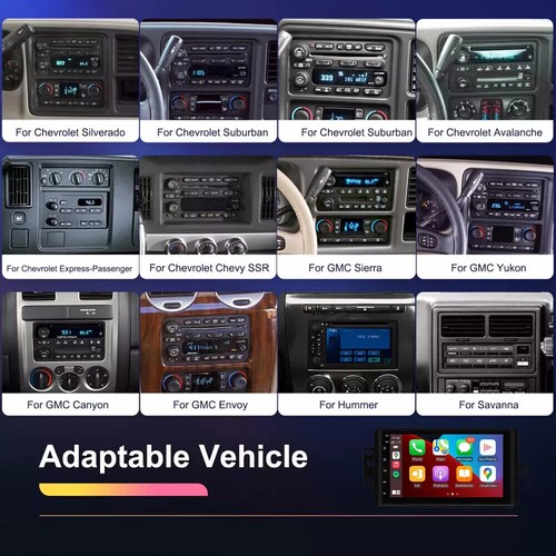 For Chevrolet SSR 2003-2006 Android Auto Apple CarPlay Car Radio Stereo GPS Navi - Bild 6 von 6
