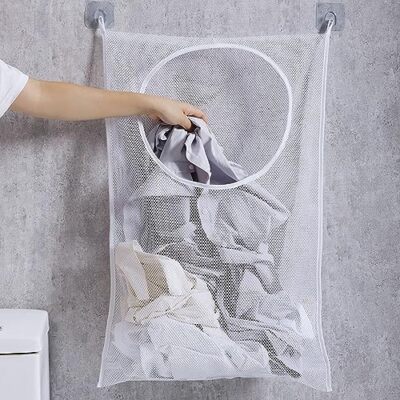 Pack Door Hanging Laundry Hamper Bag, Mesh Laundry Bag, Large Dirty  Clothes