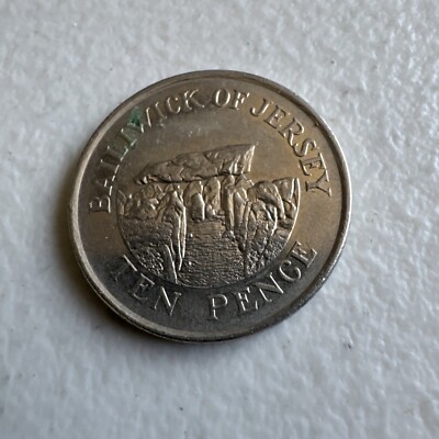 Bailiwick Of Jersey 10 Pence / 10p - Elizabeth II 2nd Portrait