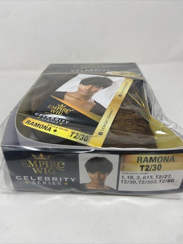 SENSATIONNEL EMPIRE HUMAN HAIR CELEBRITY SERIES WIG RAMONA Color: T2/30 New - 第 4/6 張圖片