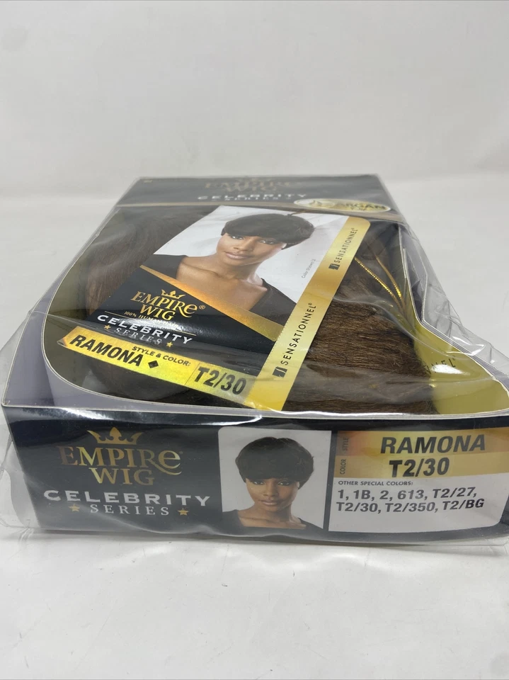 PELUCA SERIE CELEBRIDADES CABELLO HUMANO SENSATIONNEL EMPIRE RAMONA Color: T2/30 Nueva Foto 4 de 4