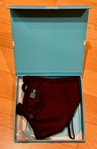NEU Cambridge Mask Co PRO Maske - schwarz, verstellbare Ohrschlaufen & Kopfband, BRITISCH - Bild 4 von 5