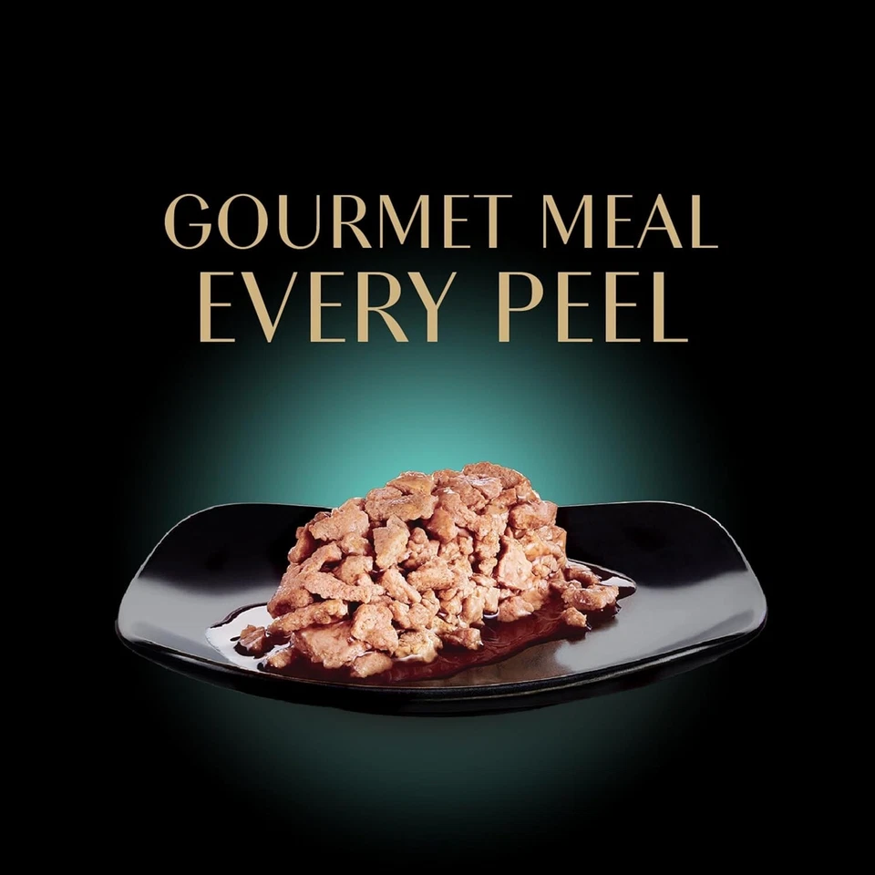 Comida húmeda para gatos Sheba Perfect Portions atún y salmón, 24 bandejas, paquete doble de 2,6 oz Foto 3 de 4