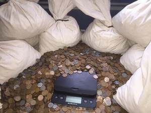 1LB-WHEAT-PENNY-BAG-OLD-US-LINCOLN-CENT-COINS-VINTAGE-ESTATE-SALE-COLLECTION-PDS
