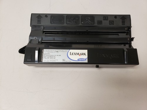 Genuine OEM Lexmark Linea Print Cartridge Black Toner 140195A Open Box Unused - Picture 4 of 10