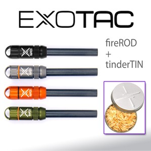 Exotac-fireROD-Ferrocerium-Firestarter-Tinder-Capsule-Gun-Metal-Orange-Olive