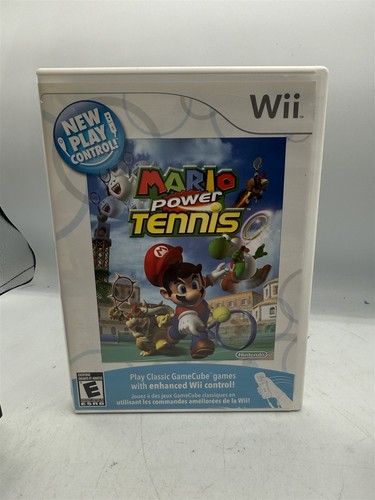 NINTENDO WII MARIO POWER TENNIS COMPLETE GAME WITH MANUAL