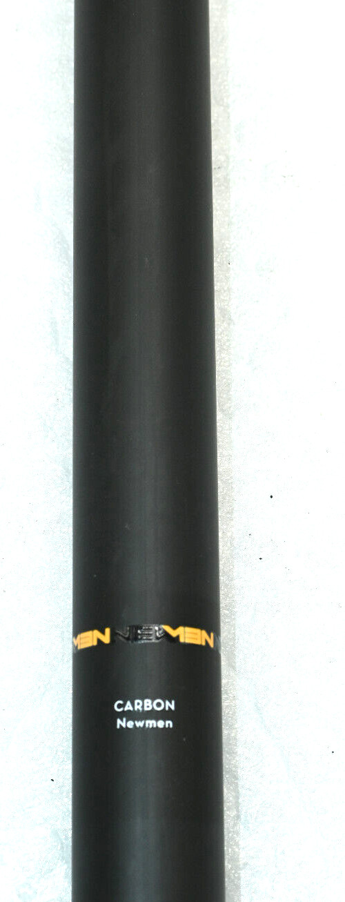 Tige De Selle Newmen Advanced Carbon 27,2 Mm X 400 Mm, Noir/orange – Légèreté Et Performance Vélo
