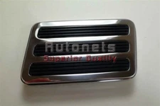 Polished Aluminum Brake Pad Pedal Rectangle Chevy Ford Mopar Hot Rat Street rod