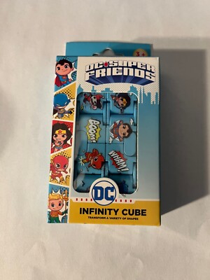 DC Comics Super Friends Infinity Cube Fidget Toy Anxiety Stress WB New