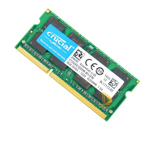 Crucial 4X 8GB 2Rx8 PC3-10600S DDR3-1333Mhz 1.5V SODIMM Laptop Memory RAM Kits # - Picture 4 of 4