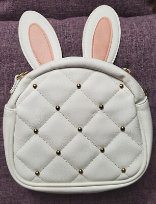 Disney Parks Loungefly White Rabbit Crossbody Alice In