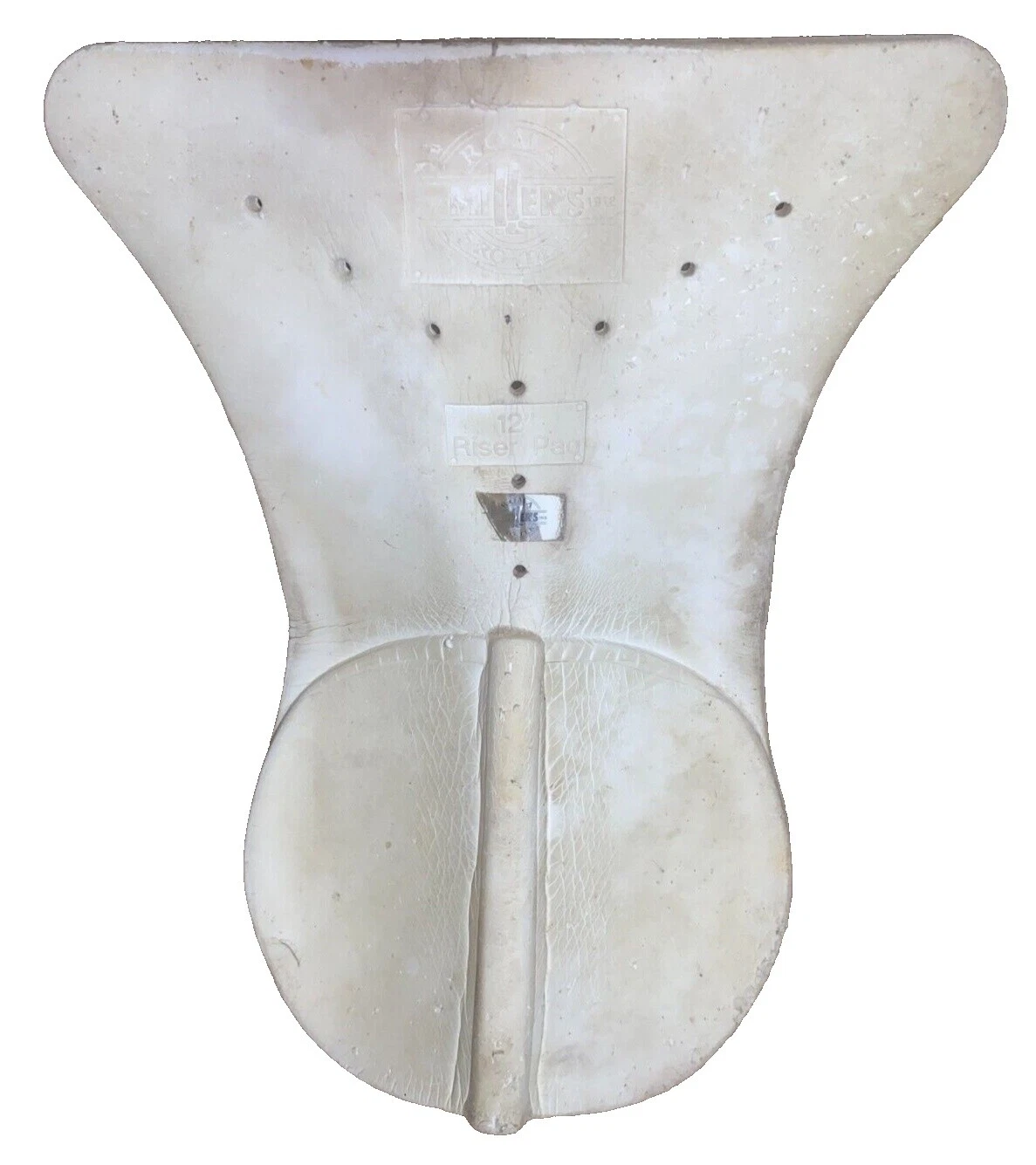 Sudaderos de sillas de montar del inglés Roma Blanco